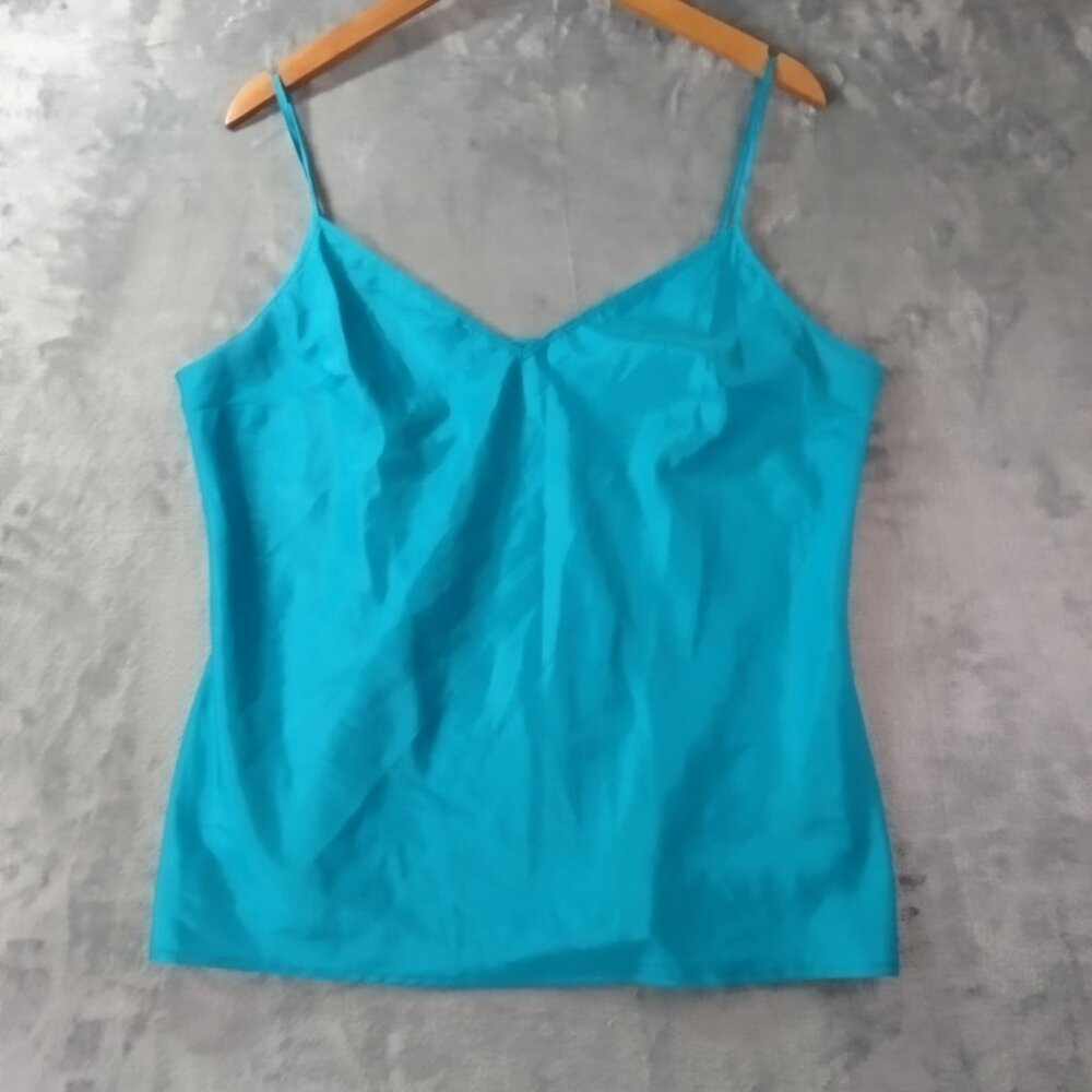Women Streetwear Sleeveless‎ Casual layering TankTop L Vibrant Blue closetstaple
